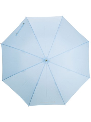 Mackintosh - Heriot Whangee-handle umbrella - women - Bamboo/Polyester - One Size - Blue