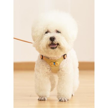 韓版網紅背心式狗狗牽引繩小型犬泰迪比熊博美胸背帶遛狗繩狗鏈子