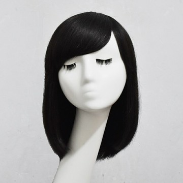 【巴黎精品】現貨+預購 長假髮整頂真髮透氣假髮片輕量假髮免打理隱形增髮整頂假髮-波波頭鎖骨髮3款a1bi30