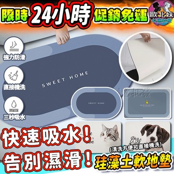 【台灣現貨24H出貨→免運+實拍給你看】珪藻土軟地墊 可捲式 地毯 腳踏墊 踏墊 軟式珪藻土 吸水浴室地墊 矽藻土 門墊