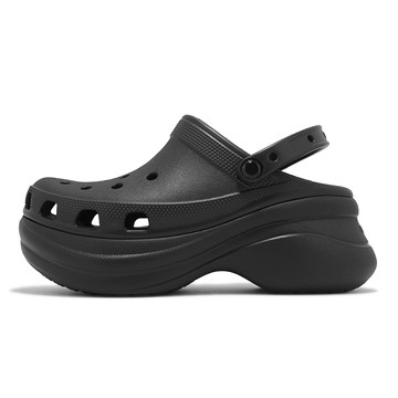 Crocs 洞洞鞋 洞洞鞋 Bae Clog 女鞋 黑 復古克駱格 厚底 增高 休閒鞋 卡駱馳 206302001