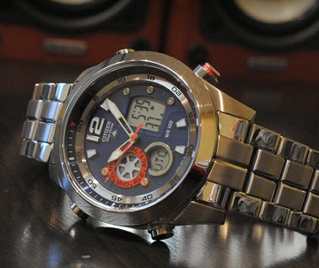 日月星辰CITIZEN鋼錶帶星辰特別款 大指針電子石英錶實用型學生上班族必備七天預購+現貨