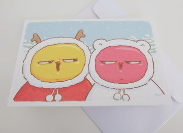 Warbie 聖誕新年卡：冬日裡的幸福