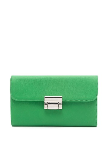 Sarah Chofakian - Ella leather purse - women - Leather - One Size - Green