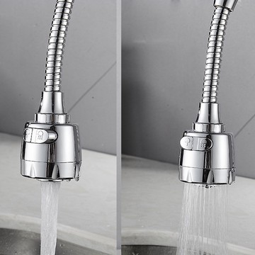 極光商城-廚房面盆延長管防濺水起泡過濾器防濺頭冷熱水龍頭配件萬向管