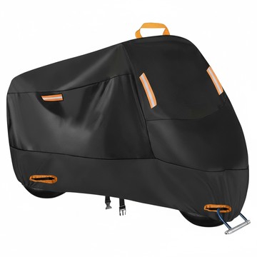 小麥購物 升級加厚款機車防塵罩 L4022 4XL號  295 x 110 x 110公分  時尚黑