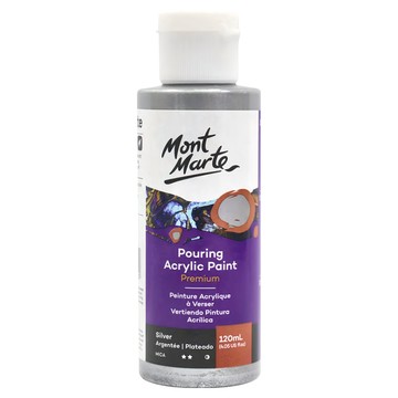 蒙瑪特 流動壓克力 銀色  120ml  1色