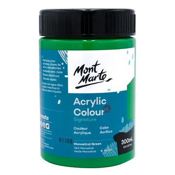 蒙瑪特 Mont Marte 壓克力顏料 300mL Monastral Green  1色