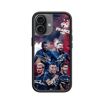 iPhone 17 Mod NX -邊框背蓋組合 (相機按鈕) 黑 - FFF - France National team - Signatures 2
