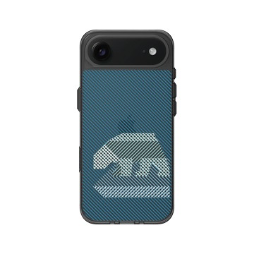 iPhone Air Clear (相機按鈕) 酷墨灰 - The Wildlife Collection 動物野境系列 - 北極熊 - 線條版