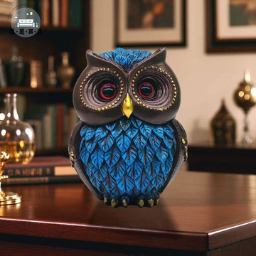 免運 擺件 飾品 新款北歐風復古東南亞動物貓頭鷹家居歐式擺件客廳玄關書桌裝飾品特惠/可開發票 全館折扣 售後保障 5m726