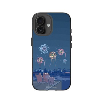 iPhone 16 Clear (相機按鈕) 酷墨灰 - 柴語錄 Shiba Says - 一起看煙火