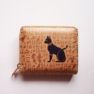 ANCIENT 埃及圖案 短拉鏈包 錢包
