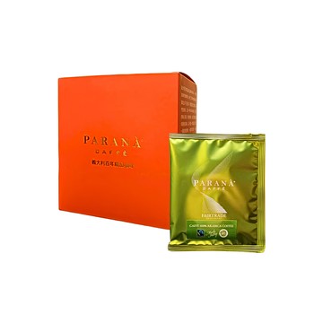 PARANA 金牌咖啡 認證公平交易咖啡濾掛包  頂級精品阿拉比卡豆  豐富濃郁的花香、獨特的柑橘果酸  10g  10包  1盒