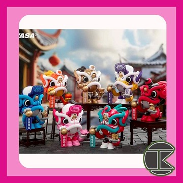 【2月預購】Dancing Lion206 醒獅開運龍植絨公仔 盲盒 收藏 娛樂 一中盒6入｜愛蛋客
