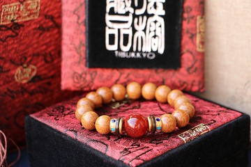 特精工老料滿花六道木10mm圓珠 紅玉髓 台北客製化佛珠設計