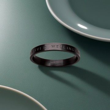 DW Daniel Wellington / Classic Ring / 極簡霧面戒指 黑鋼戒 情侶戒