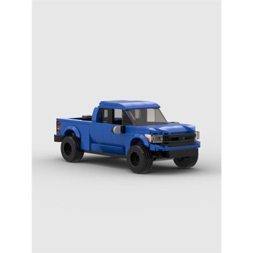 moc積木創意國產8格車豐田越野坦途tundra皮卡4x4拼裝speed系列男