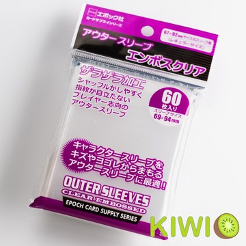 KIWI 🥝 PTCG epoch 卡套 透明 第三層 60入 寶可夢適用 69x94mm 紫包 卡牌週邊 現貨