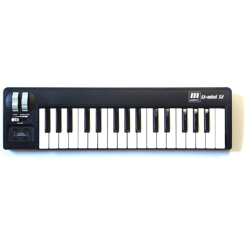 MIDITECH i2Mini32 ミニ32鍵MIDIキーボード ブラック
