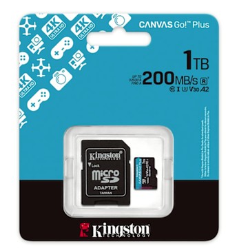 金士頓 SDCG4 1TB MicroSDXC 200MB U3 V30 A2 記憶卡 SDCG4/1TB