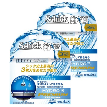 Schick 舒適牌 水次元 三刀片  4入  2組