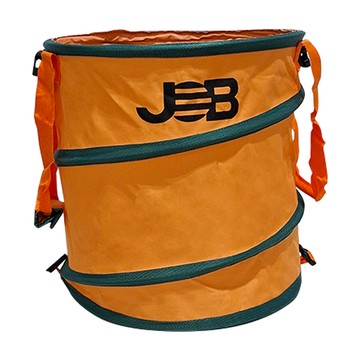JOB Master 現場用垃圾箱兼工具袋 410 X 450 X 120mm 聚酯纖維  橘色 + 綠色  1個