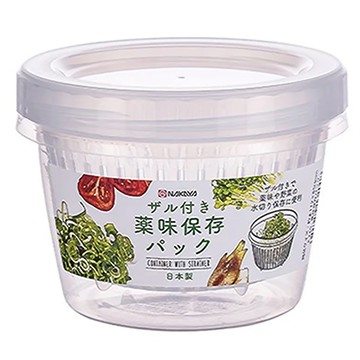 NAKAYA 圓形雙層保鮮盒 直徑11.2 x 8.5cm 500ml  3個  1組