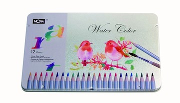 MONA 70506 水溶色鉛筆/12鐵盒裝
