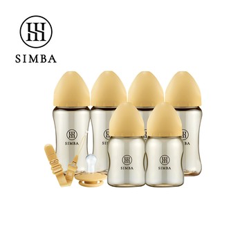 Simba 小獅王辛巴 - 咬咬喝喝進階組！新生起手包-日常型-蜂蜜芥末