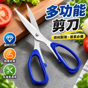 一把多用✂️舒適手柄 不鏽鋼剪刀 食物剪 辦公剪刀 工業用剪刀 布剪 辦公 廚房 裁縫 美工剪刀 園藝剪刀