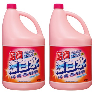 藍寶 漂白水 頑垢、污漬、黃斑、快速漂白  3.8kg  2桶