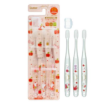 免運/日本進口Hello Kitty兒童牙刷3支/組(6-12歲)