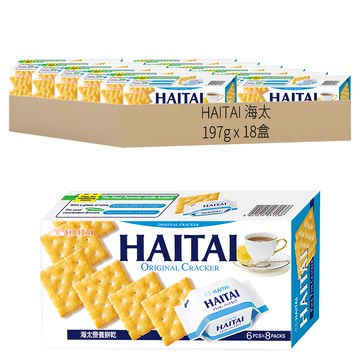 HAITAI 海太 營養餅乾  197g  18盒