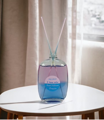 Omiya雙色漸層擴香瓶250ml-小蒼蘭(粉藍雙色)【Omiya香氛＊工廠直營】室內擴香 台灣合格化妝廠研製