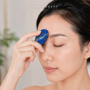 快速出貨🎁【癒森林】青金石天然放鬆石 舒壓按摩x隨身好攜帶 天秤座生日快樂