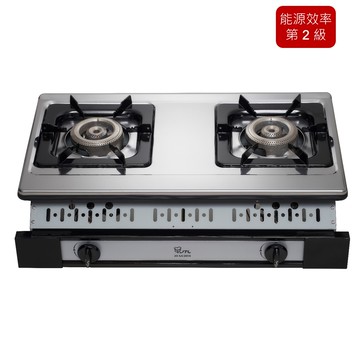 喜特麗雙口嵌入爐JT-GU205S LPG 液化