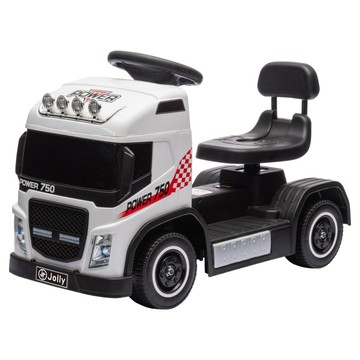 Jolly 聲光電動卡車  白色  1個