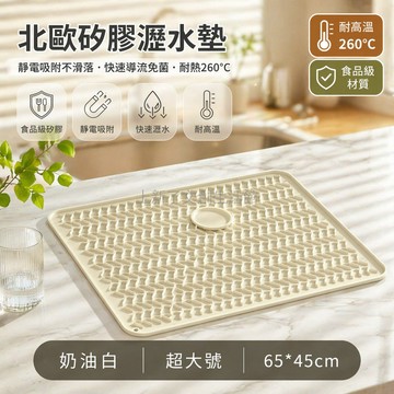 台灣出貨✨ 耐高溫矽膠瀝水墊 隔熱防燙餐墊 廚房台面保護墊 洗碗槽專用墊 防滑硅膠墊 奶嘴材質可放熱鍋