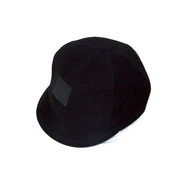 PUNX SPLICE CAP 古著 麂皮真皮拼接 短沿 報童帽【 PUNX 】 貝雷帽