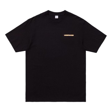 UNDEFEATED Retro Repeat S/S Tee Back Letter Applique Short-sleeve Tee Unisex Black