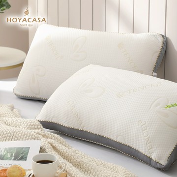 HOYACASA 3D天絲親膚環繞透氣好眠獨立筒枕｜(一入/二入)