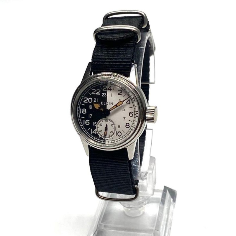 ☆OH済 Elgin エルジン WWIIミリタリー 1940s ビンテージ アンティーク