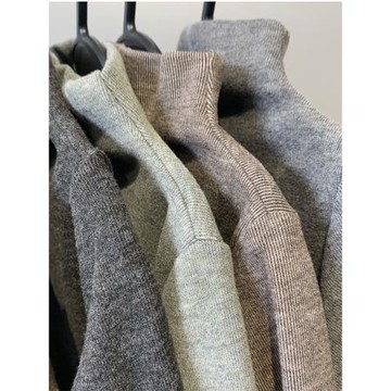 男童半高領打底衫秋冬季款女童內搭T恤加厚保暖德榮加絨男女純棉