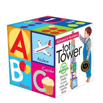 eeBoo Tot Tower 疊疊樂 - 字母及數字 Alphabet