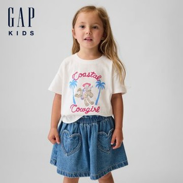【GAP】Gap × Disney嬰兒及幼兒圖案T恤-米白(897658)