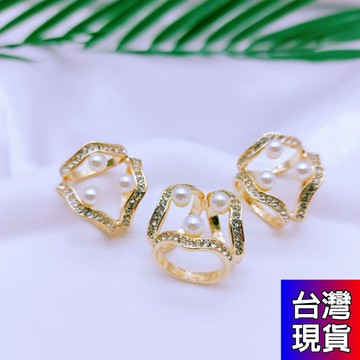 憶香許快樂購 高級 絲巾扣 兩用 圍巾扣環 配飾 百搭 三環珍珠 簡約 方巾 披肩 衣角打結扣