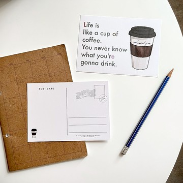 【Afternoon Tea 下午茶 - 咖啡】| 明信片