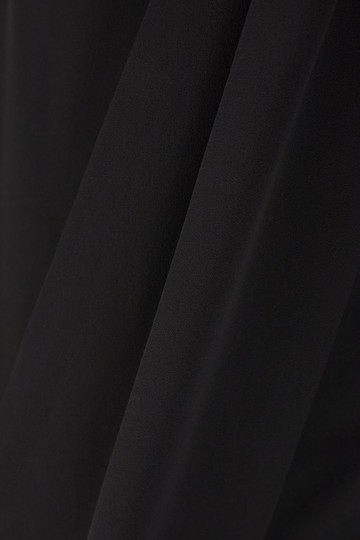 Saint Laurent Back-Tie Dress In Satin Crêpe