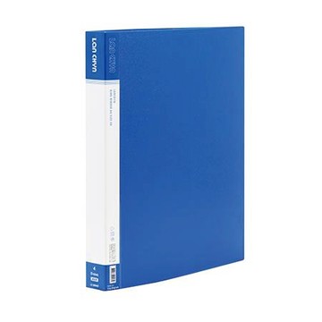 連勤LAN CHYN PP四孔D型夾/LC-9004D/藍